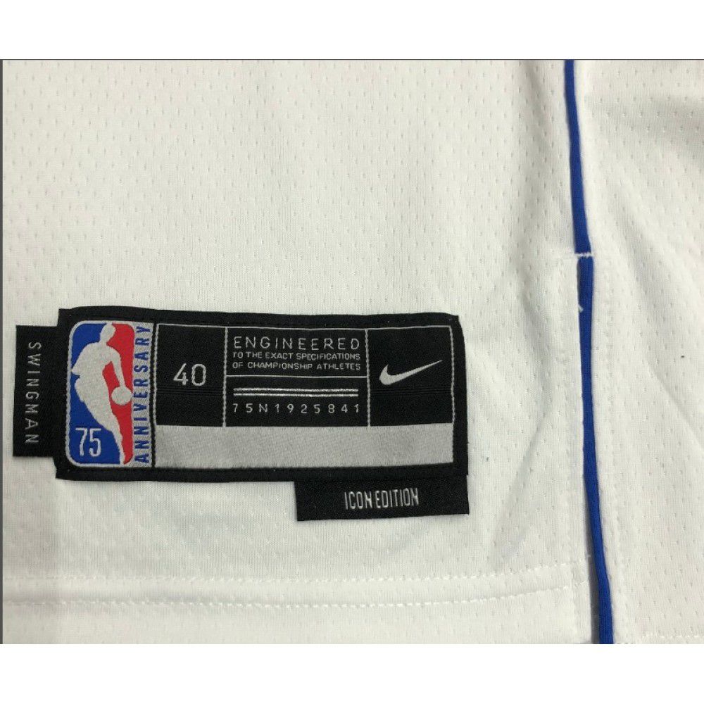 Men's Dallas Mavericks Dirk Nowitzki #41 White 2021/22 Swingman NBA Jersey - Icon Edition-Pro Kit Vault | Brand New 26/27 Sports Jerseys